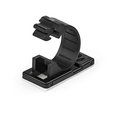 Totaltools 100 Adhesive Cable Management Clips, Black TO2524981